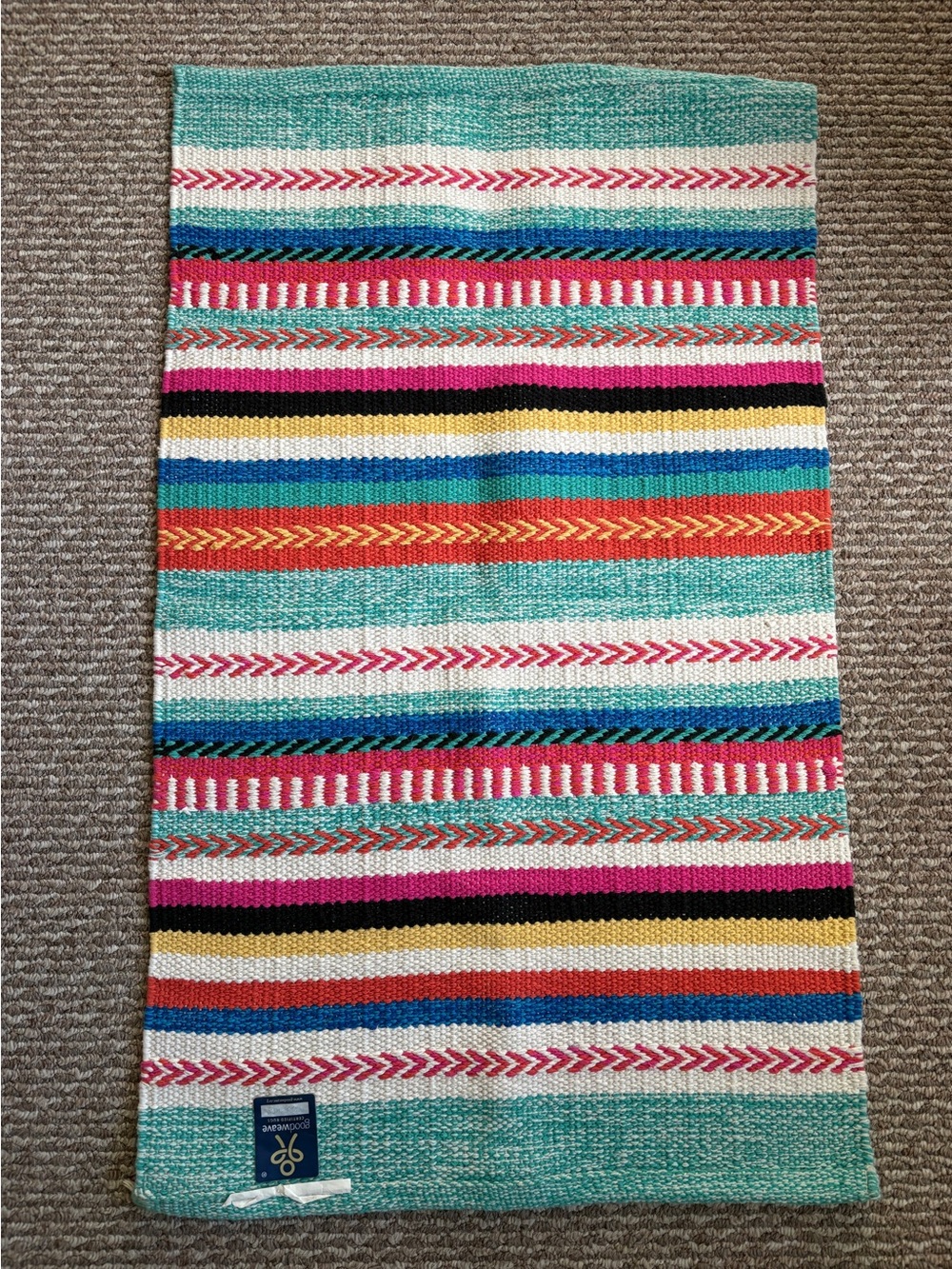 Goodweave Small Multi-Colored Accent Rug - Picture 4 of 5